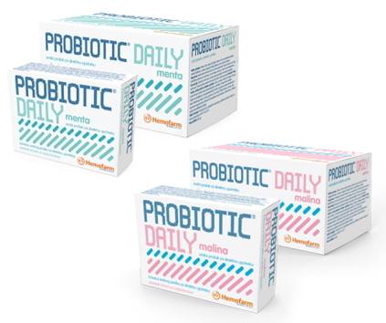 Oralni prašak za direktnu upotrebu je dodatak
ishrani sa 15 milijardi korisnih bakterija mlečno
kiselinskog vrenja i 20 mg vitamina C.